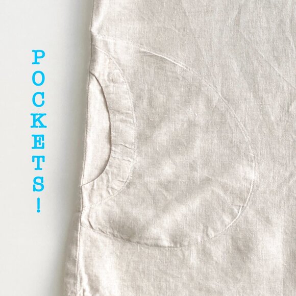 Chico's Linen Tunic Shirt with Pockets - Picture 7 of 11